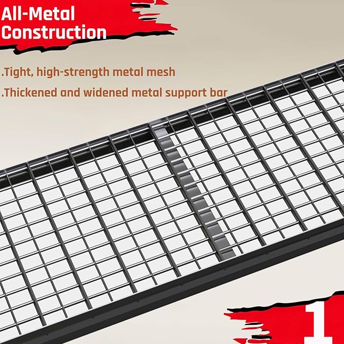 68" Wide Heavy Duty Garage Shelving Units, 5-Tier Deep Storage Shelves - Image 6