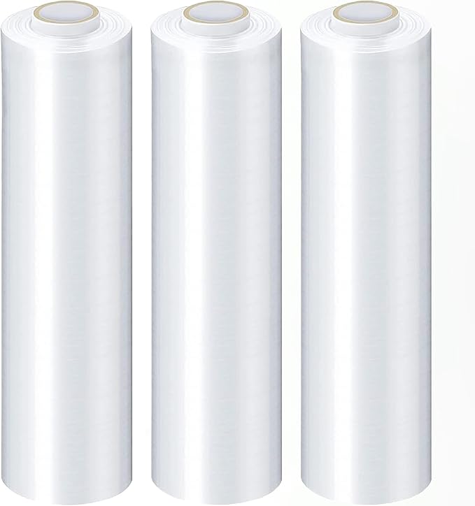 PSBM 1 Roll 12 Inch x 1500 Feet 80 Gauge Stretch Film/Wrap, Heavy Duty - Image 2