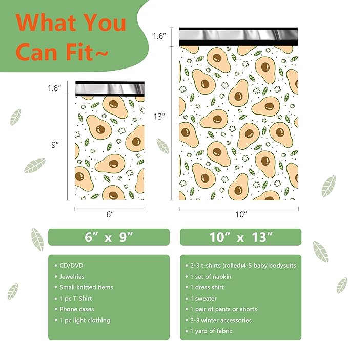 Poly Mailers 6x9 Inch 100 Pcs - Image 2