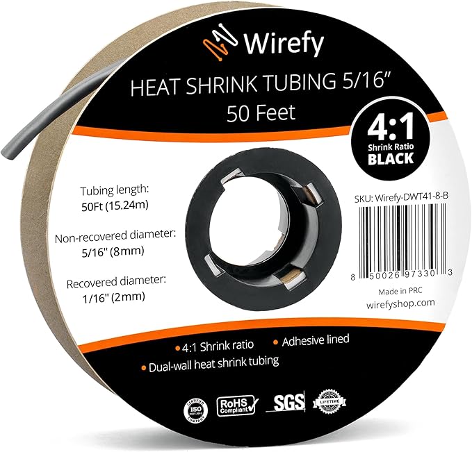 Wirefy 5/16" Heat Shrink Tubing by Wirefy
