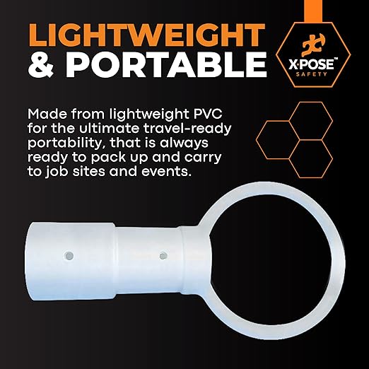 Xpose Safety Heavy-Duty White Plastic Connector Rings | Universal Replacement - Image 4