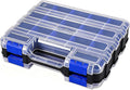 Small Parts Storage Case Tools Box Organizer Double Side 34 Compartments by AIDY-PRO