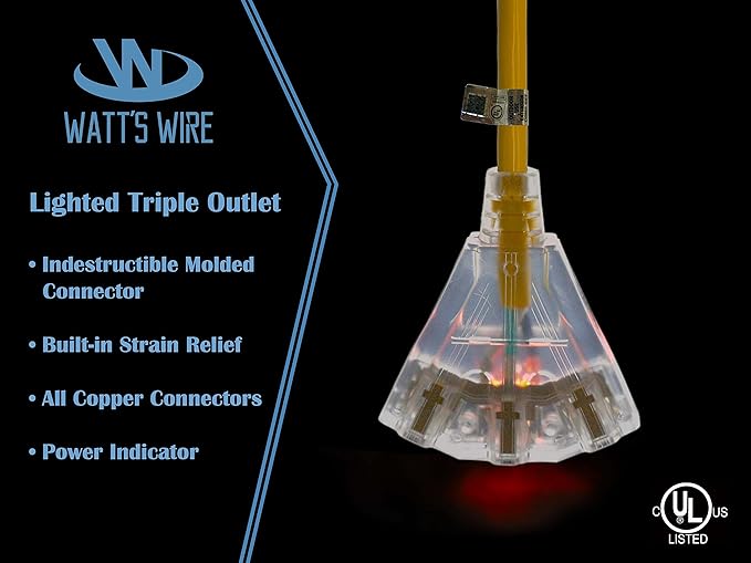 100 ft 10 Gauge Extension Cord - Image 3