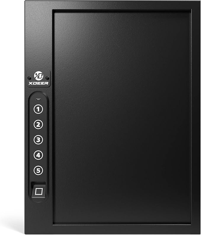 XDeer 60-Key Biometric Lock Box, Wall Mount - Image 9