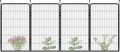FXW Garden Fence Outdoor for The Yard – 45in x 9.1ft Heavy Duty Metal Animal by FXW