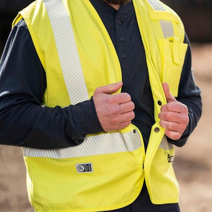 Oberon FR ARC Rated Hi Vis Safety Vest - Image 7