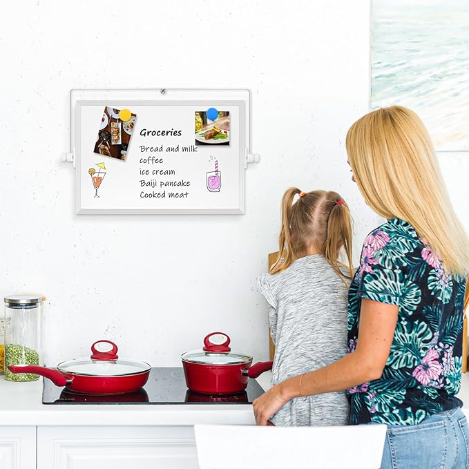 Dry Erase Magnetic White Board, Portable Small Whiteboard Set - Image 7