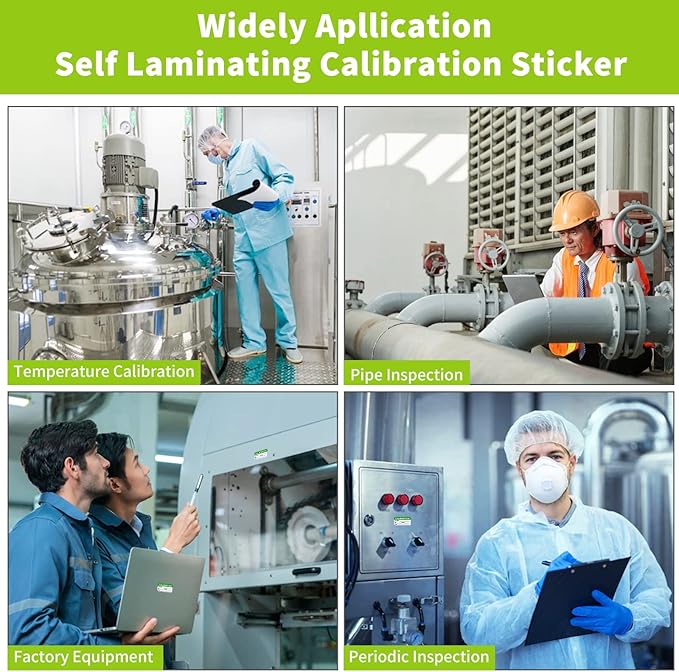 300 Pack 0.5" x 1" Self Laminating Calibration Labels - Image 5