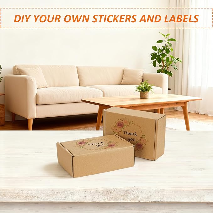 HORLIMER 6x4x2 inches Shipping Boxes Set of 25 - Image 3