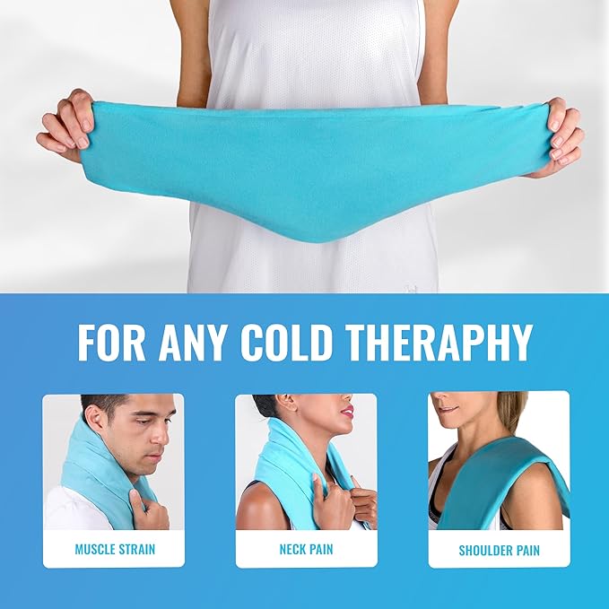 ICEWRAPS Extra Cover ONLY for 7"x28" Therapy Clay Ice Pack | Reusable and - Image 6