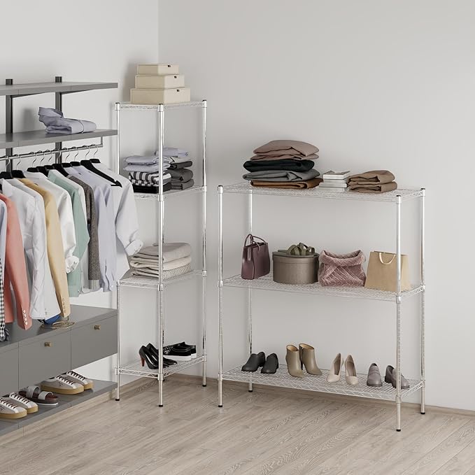 18" Deep x 48" Wide x 54" Height Wire Shelving Kit | 3-Tier | NSF Commercial - Image 6