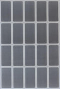 Royal Green Permanent Adhesive Sticker Label Rectangles in Grey 1.57 inch x by RoyalGreen