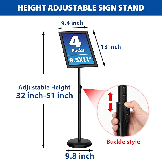 4 Pack Sign Holder Stands - Image 3
