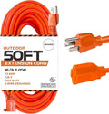 IRON FORGE CABLE 50 Ft Orange Extension Cord by IronForgeCable