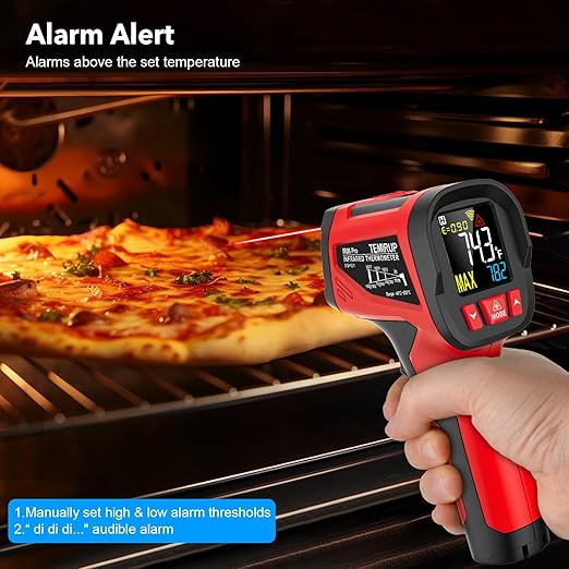 Infrared Thermometer Temperature Gun, TEMIRUP Digital Laser Temperature Gun - Image 6