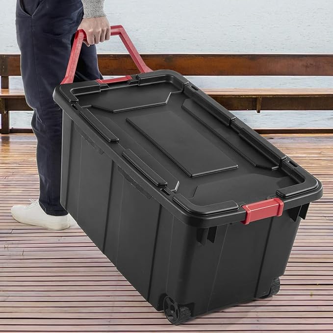 Storage Bins 40 Gallon Heavy-Duty Plastic Storage Bins, Container Totes - Image 4