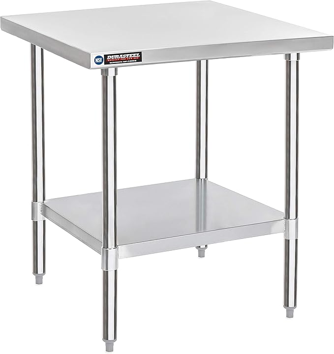DuraSteel 30x30 Stainless Steel Work Table by DuraSteel