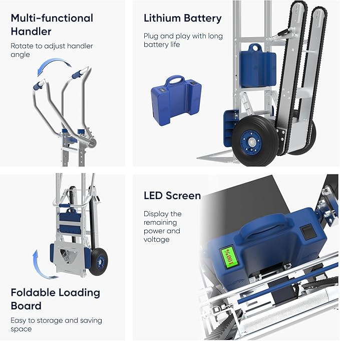 Electric Track Stair Climbing Hand Truck - Image 4