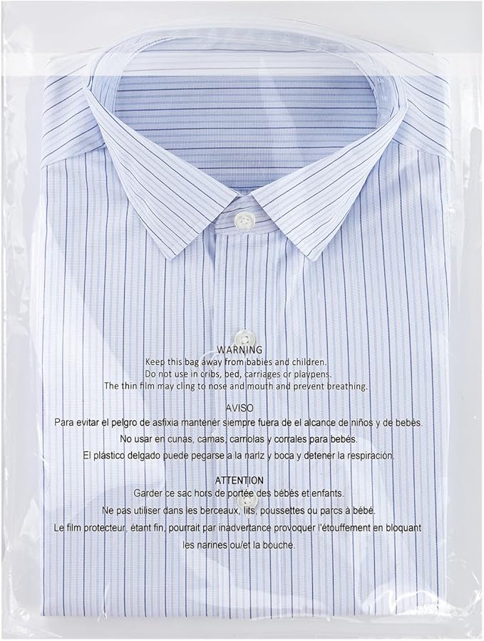 iMailer - 500 Count - 12" x 15", Self Seal 1.6 Mil Clear Plastic Poly Bags by iMailer