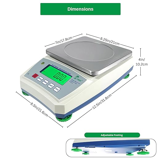 TREE HRB-XG 3101 High Resolution Balance, 3100 G X 0.1 G Accurate Digital - Image 6