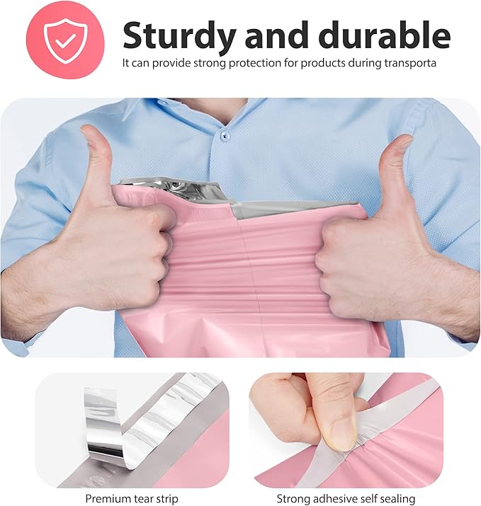 Fuxury Large Poly Mailers 19x24 Inch 500 Pcs, Bulk Shipping Bags - Image 4