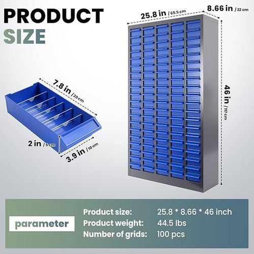 100 Drawers Nut and Bolt Organizer - Image 2