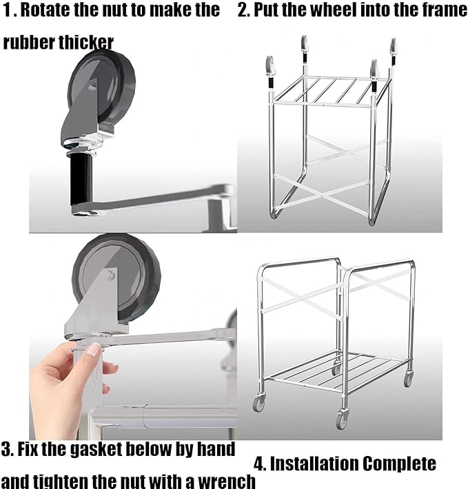 Commercial Laundry Cart 12 Bushel Collapsible Laundry Baskets - Image 7