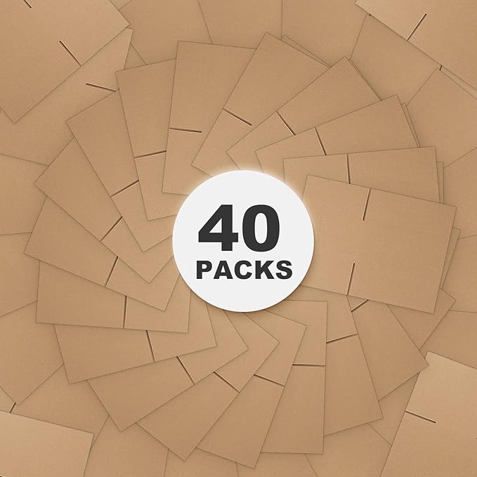 CRUGLA 40 Packs 6x4x4 Shipping Boxes Corrugated Cardboard Boxes Mailers - Image 3