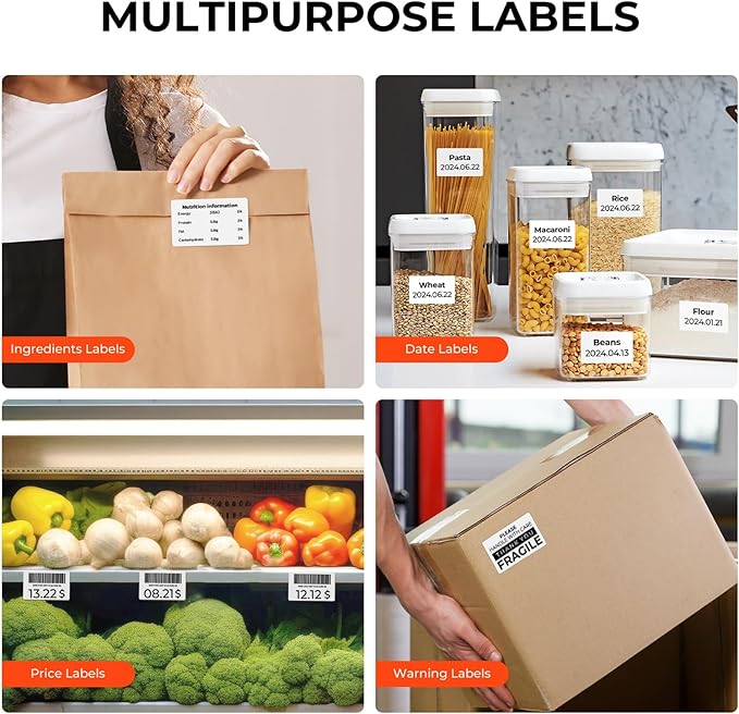 MUNBYN 3x2 Inch White Thermal Labels, Thermal Sticker Labels - Image 5