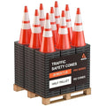 GECCO ™ 28 Inch 7 Lb Heavy Duty Orange Traffic Cones in Bulk | Durable Safety by GECCO