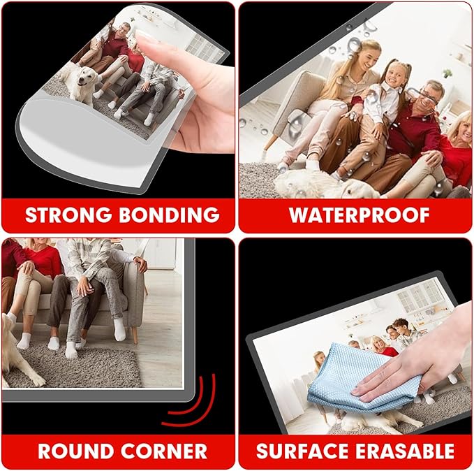 Laminating Sheets, 600 Pack Clear Thermal Laminating Plastic Paper Laminator - Image 6