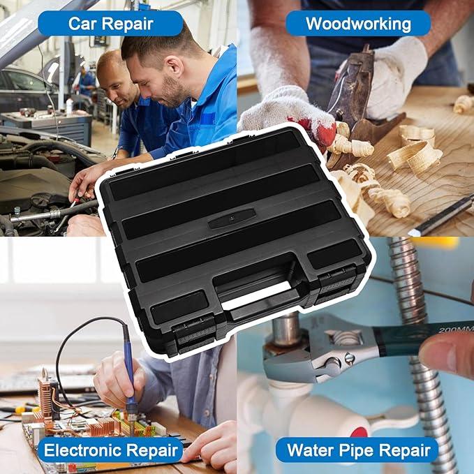 Double Side Tool Box Organizer, Hardware Storage Box, Portable Small Parts - Image 5