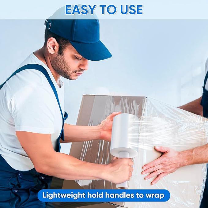 TICONN 2Pk Stretch Wrap Stretch Film Roll, 1000ft Industrial Strength 5 inch - Image 7