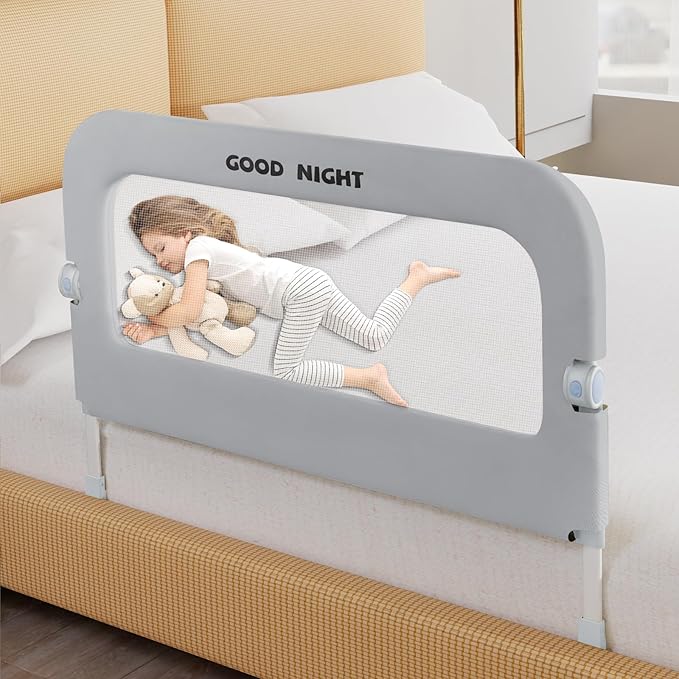 Bed Guard Rail for Toddlers by Deeteck