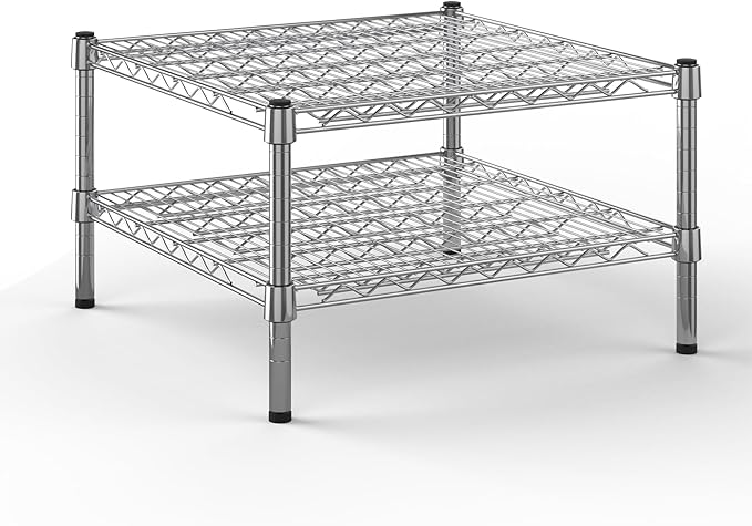 24" Deep x 24" Wide x 14" Height Wire Shelving Kit | 2-Tier | NSF Commercial by Regal+Altair