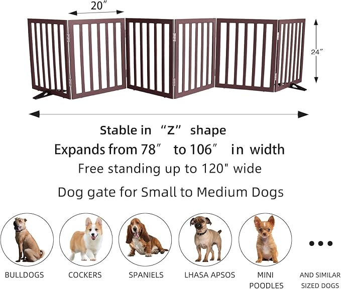 ZJSF Freestanding Indoor Dog Gate - Image 7