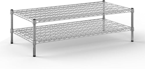24" Deep x 48" Wide x 14" Height Wire Shelving Kit | 2-Tier | NSF Commercial by Regal+Altair