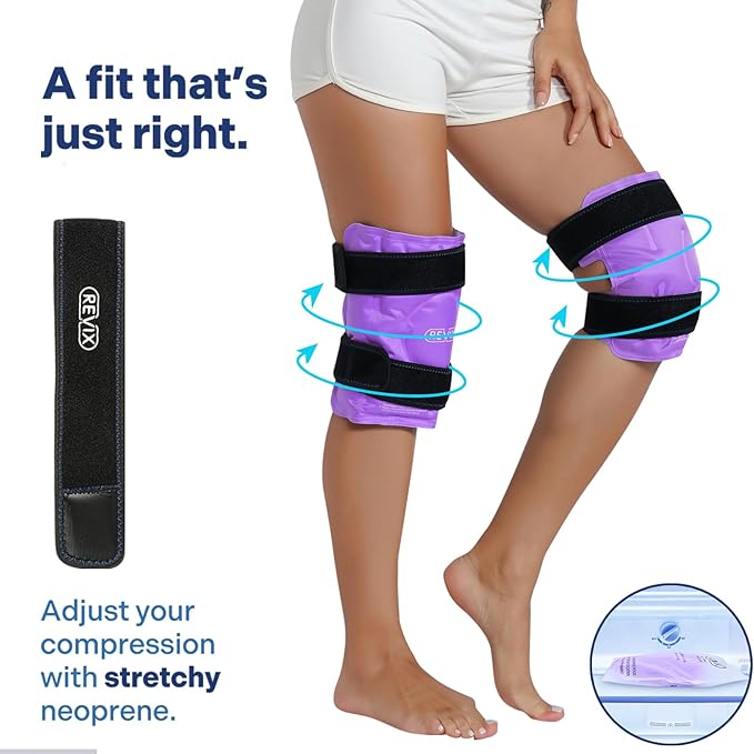 REVIX Reusable Knee Ice Pack Wrap - Image 6