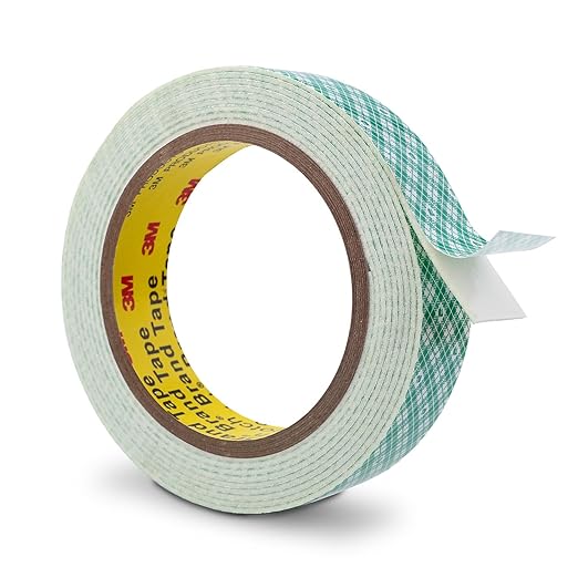 3M Double Sided Foam Tape 1" x 10Ft 1 Pack White Double Coated Urethane by 3MFullRangeProducts
