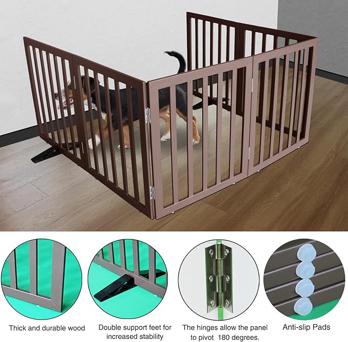 ZJSF Freestanding Indoor Dog Gate - Image 5