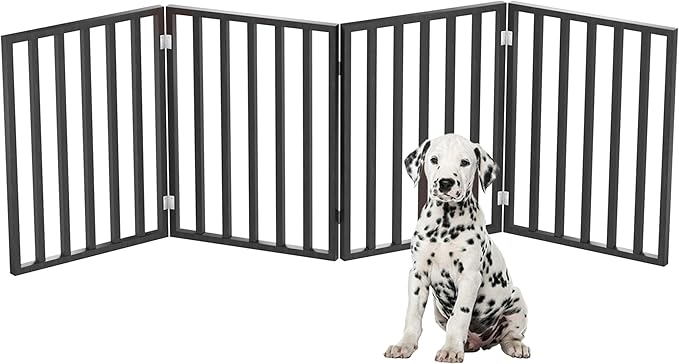 Pet Gate - 4-Panel Indoor Foldable Dog Fence by PETMAKER