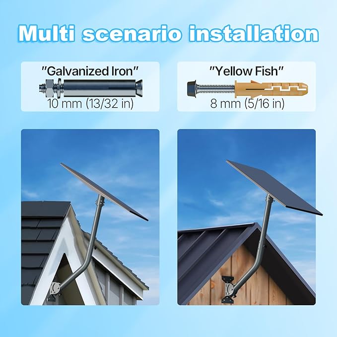 for Starlink Gen 3 Roof Mount, Aluminum Alloy Starlink Standard V3 Mounting Kit - Image 5