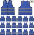 Blue Safety Vests 20 Pack by SafetyClothing