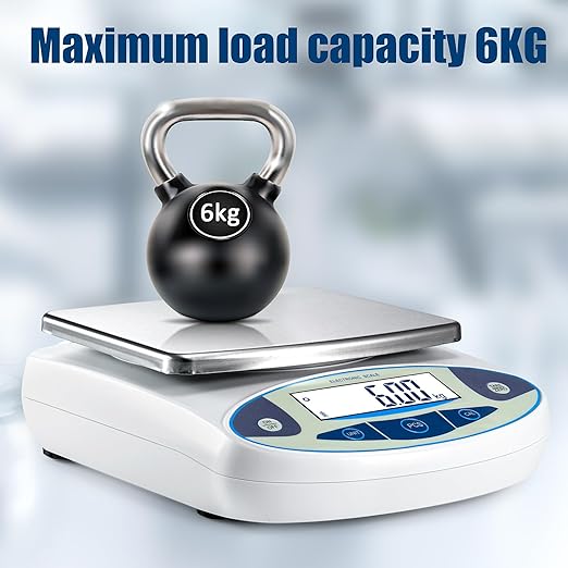 Lab Scale 6000gx0.01g Analytical Balance, 0.01g High Precision Electronic - Image 8