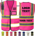 Custom Safety Vest High Visibility Reflective Vests by Unknown