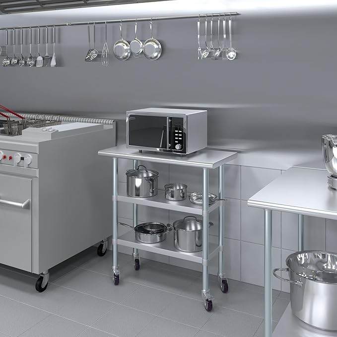 AmGood Stainless Steel Work Table - Image 5