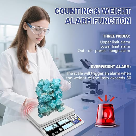 Industrial Counting Scale for Small Part, Coin Scale Built-in Battery, Digital - Image 4