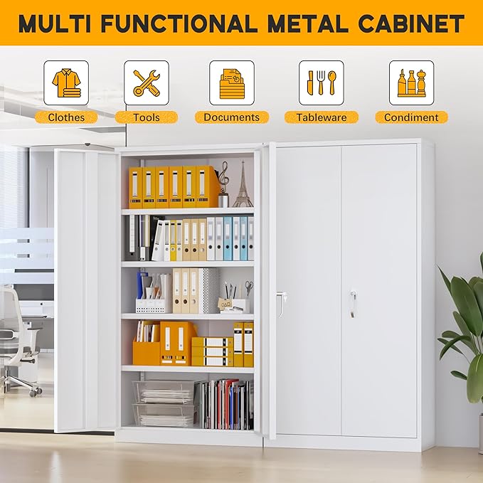 Greenvelly Metal Storage Cabinet - Image 5