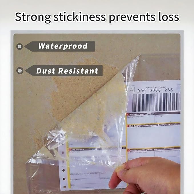 500Pcs 9.5" x 12"Packing List Envelopes Fit - Image 3