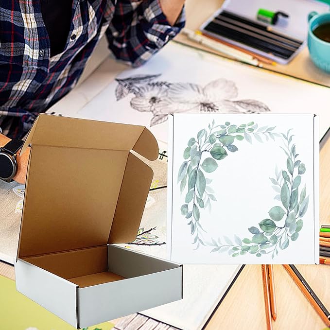7 x7 x2 Inches Shipping Boxes Set of 25, E-Commerce Packaging Mailing Boxes - Image 3